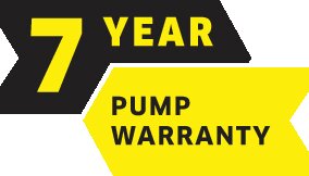 7 year pump warranty