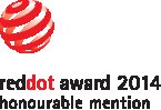 Reddot Design Award - honourable mention 2014 Reddot Design Award - honourable mention 2014