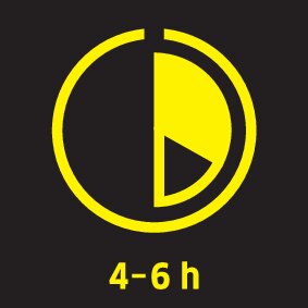 Recommended maximum duration of use in hours/day. Recommended maximum duration of use in hours/day.