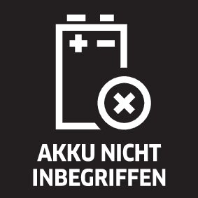 Akku nicht inbegriffen