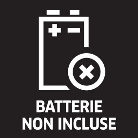 Batterie non incluse