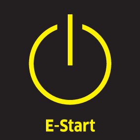 Gerät mit Elektrostart.