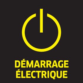 Appareil avec démarreur électrique. Appareil avec démarreur électrique.