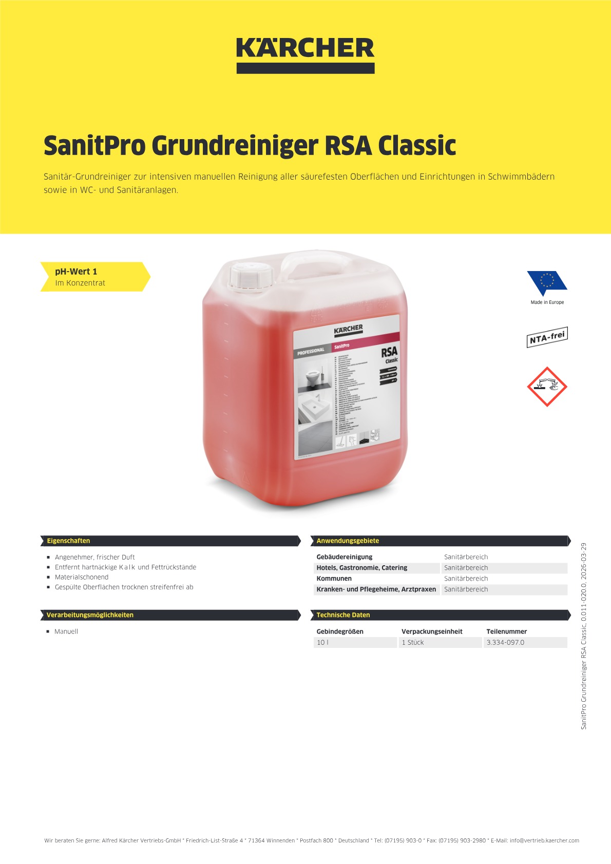Produktinformationen