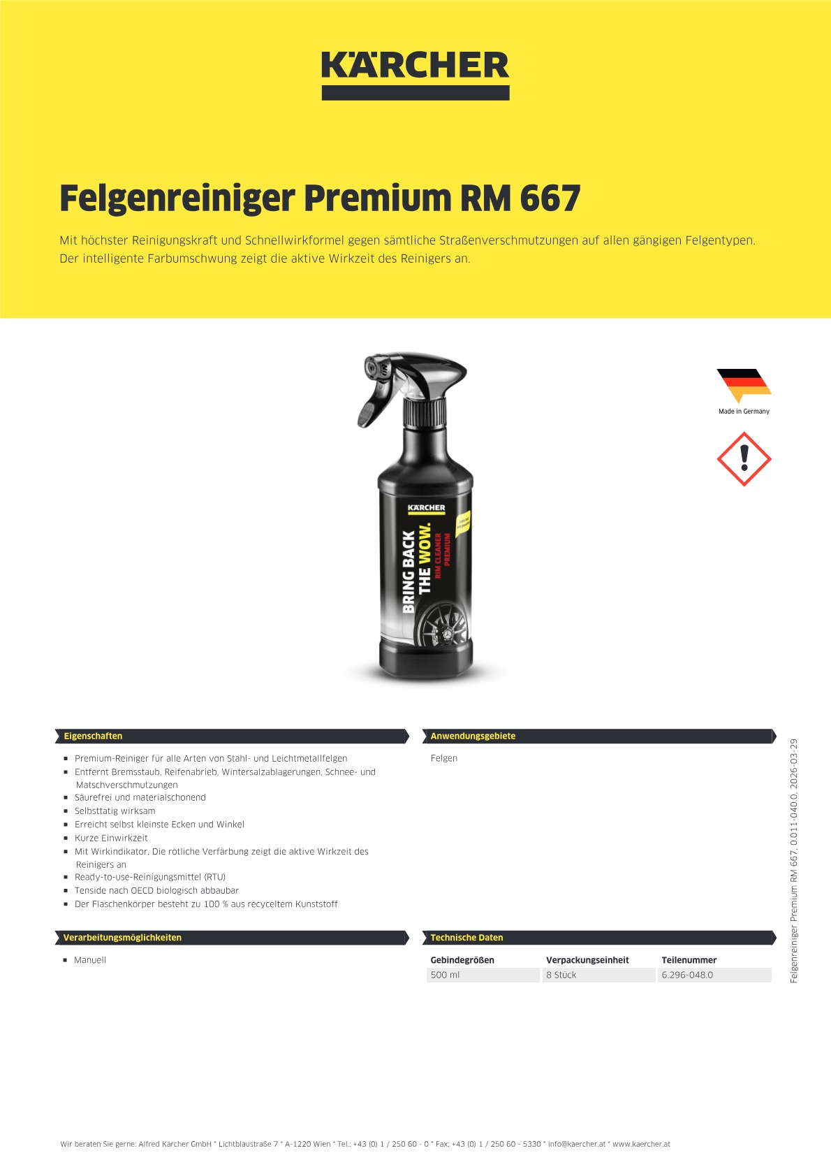 Produktinformationen