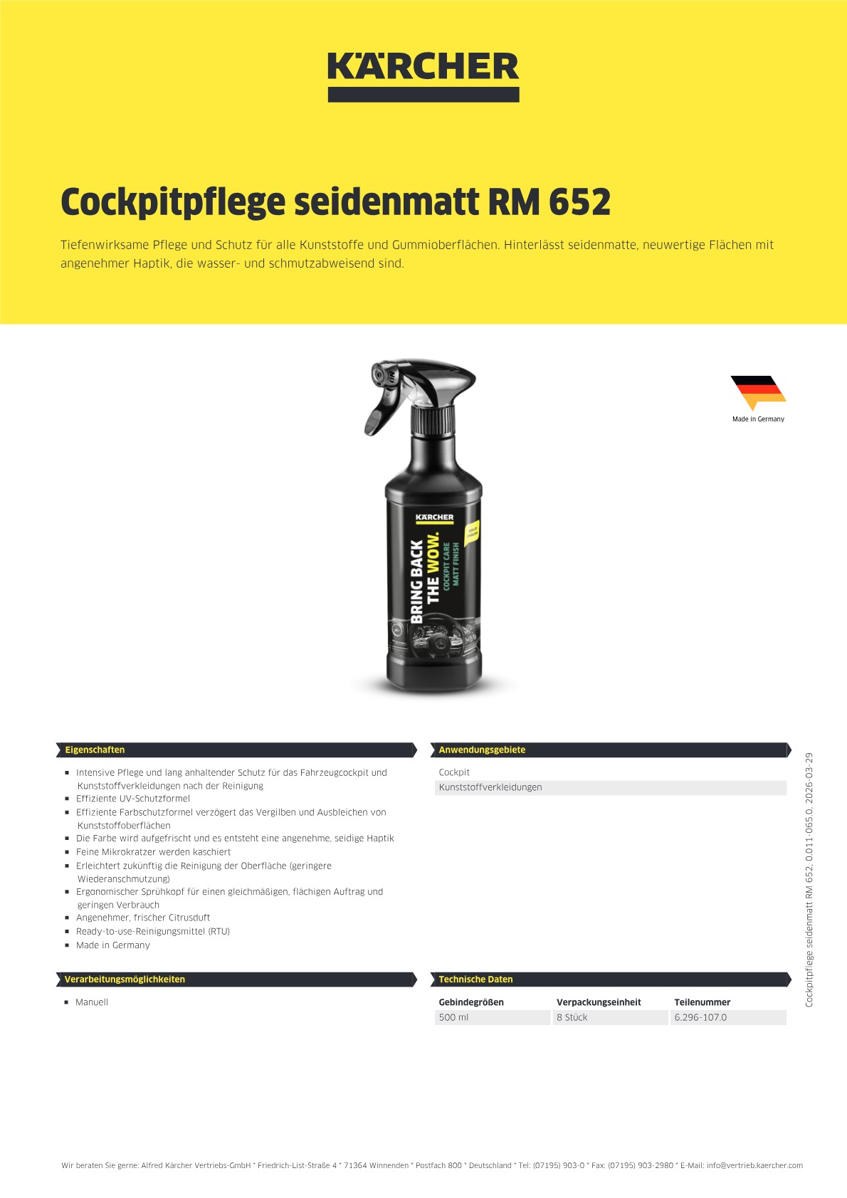Produktinformationen