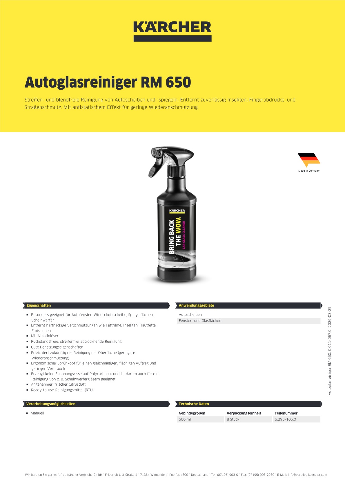 Produktinformationen