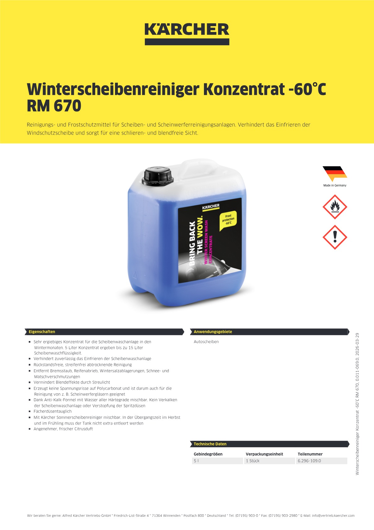 Produktinformationen