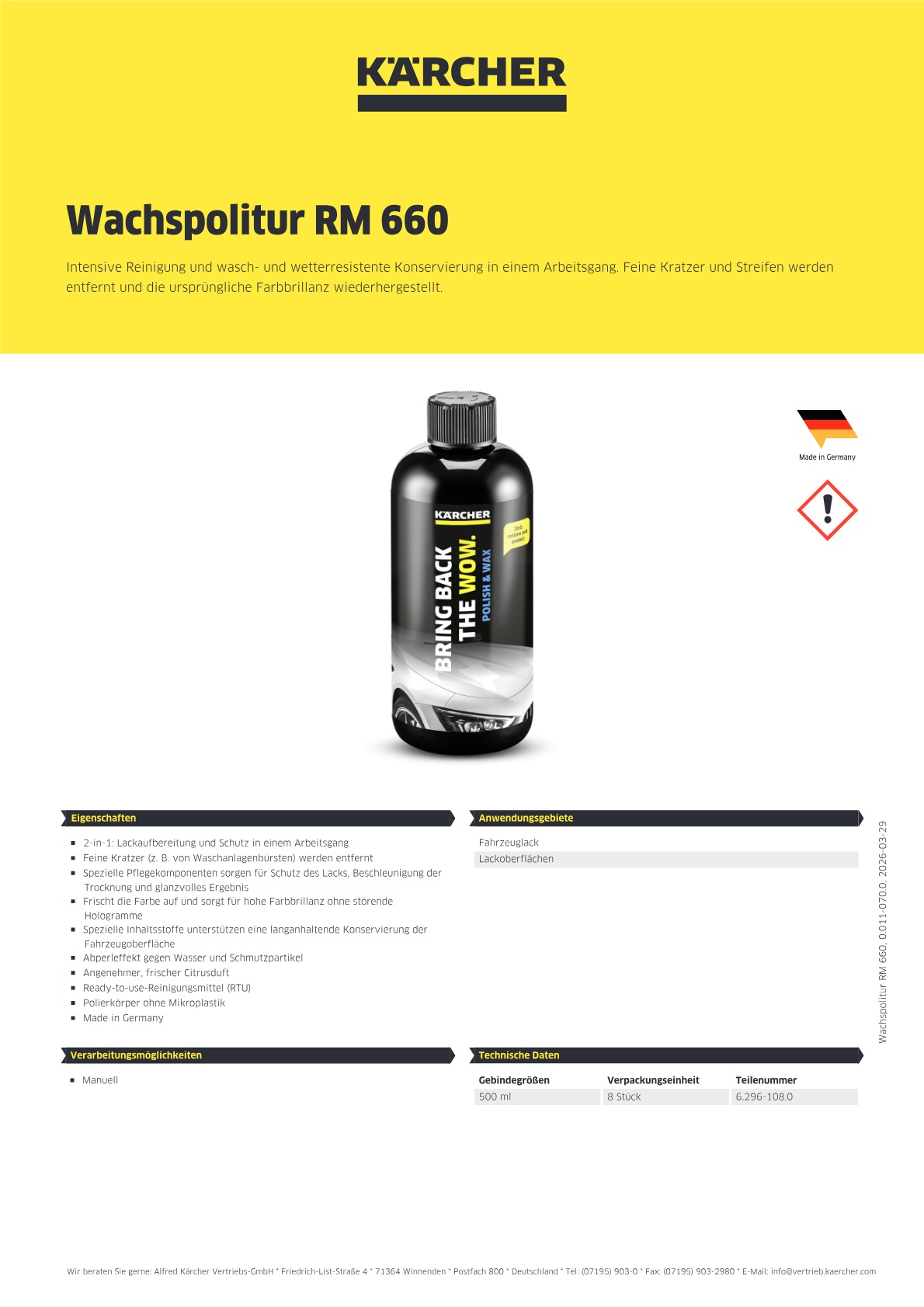 Produktinformationen