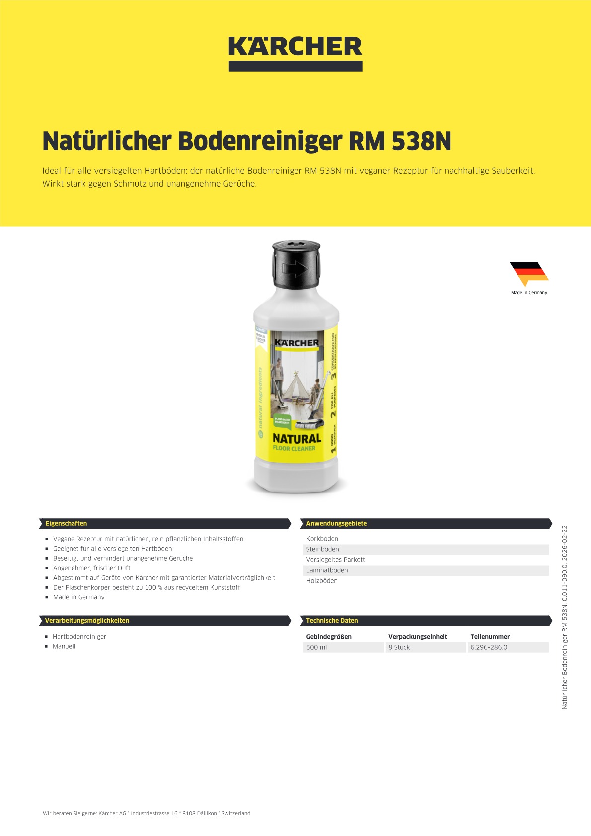 Produktinformationen