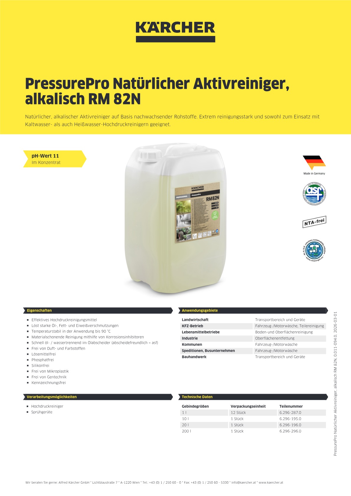 Produktinformationen