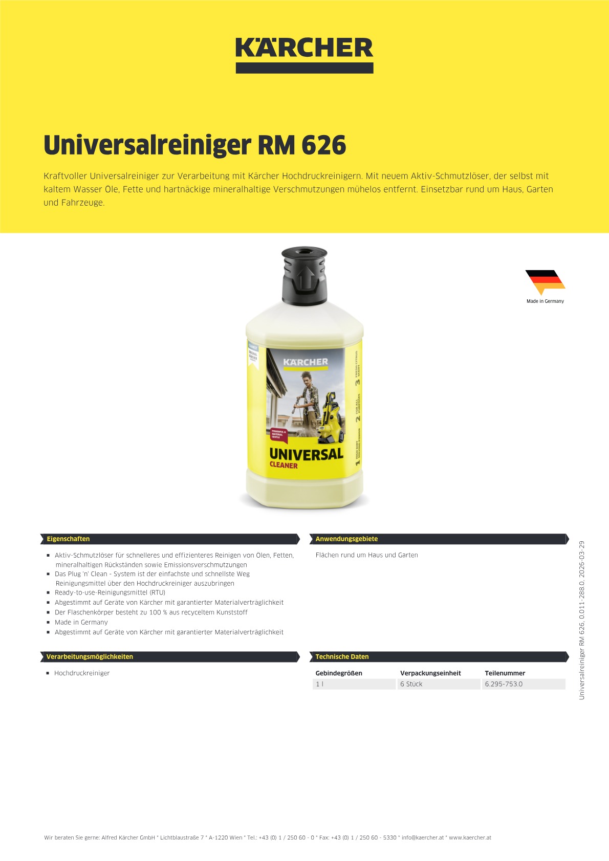 Produktinformationen