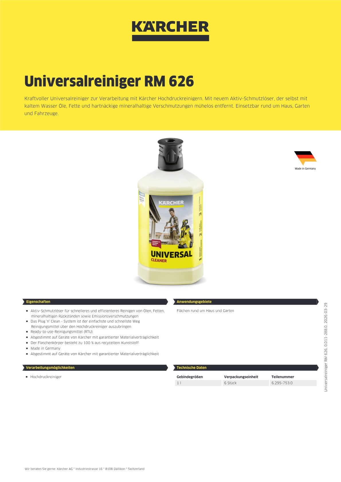 Produktinformationen