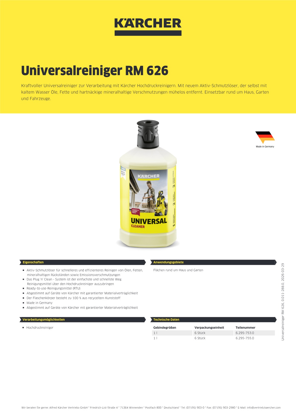 Produktinformationen