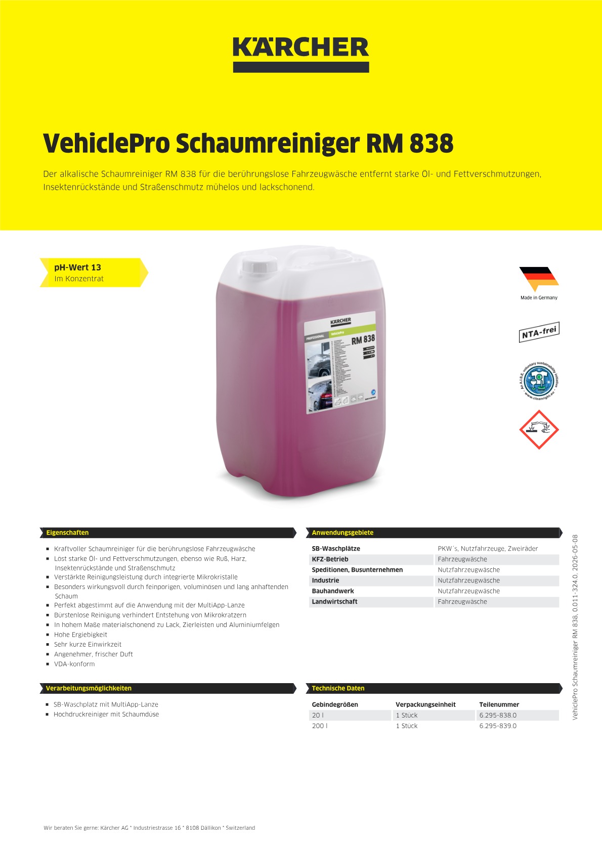 Produktinformationen