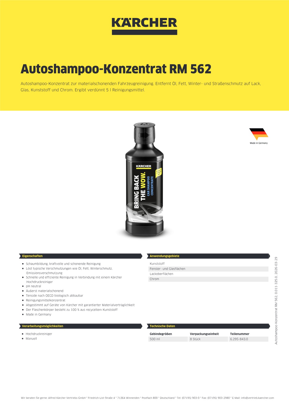 Produktinformationen