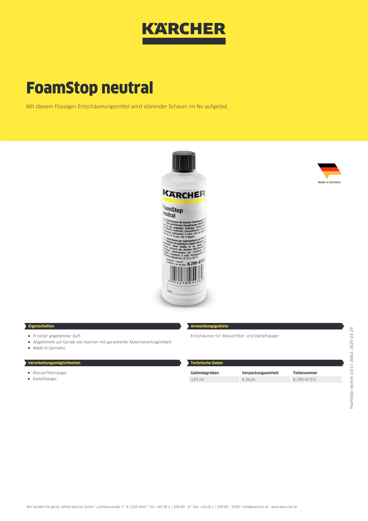 Produktinformationen