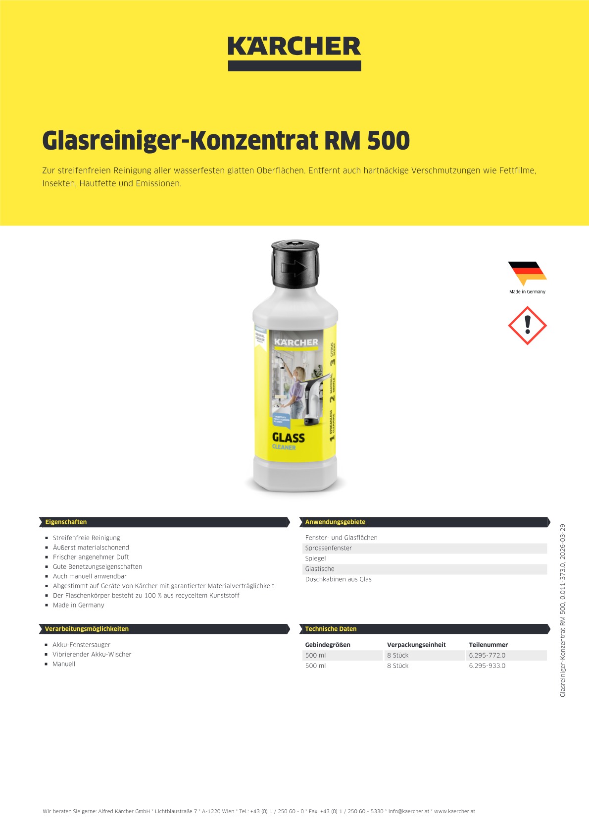 Produktinformationen