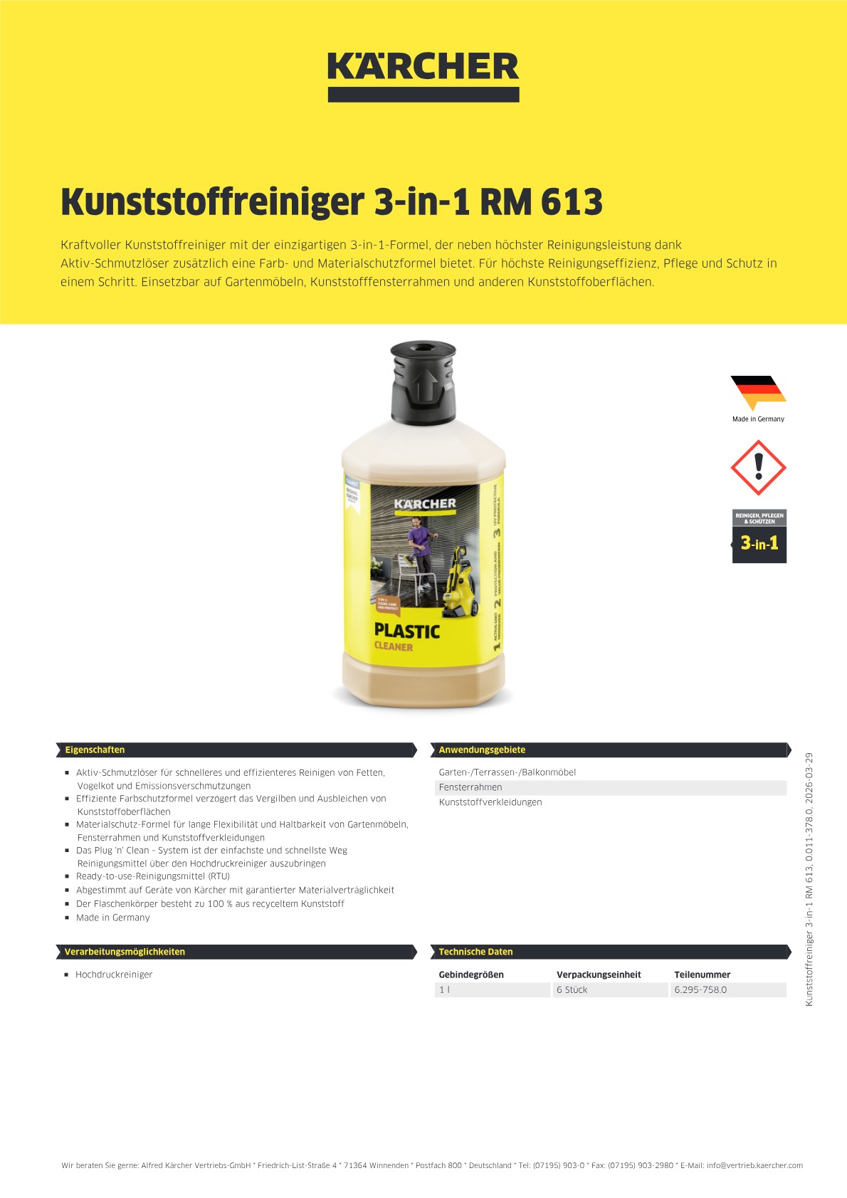Produktinformationen