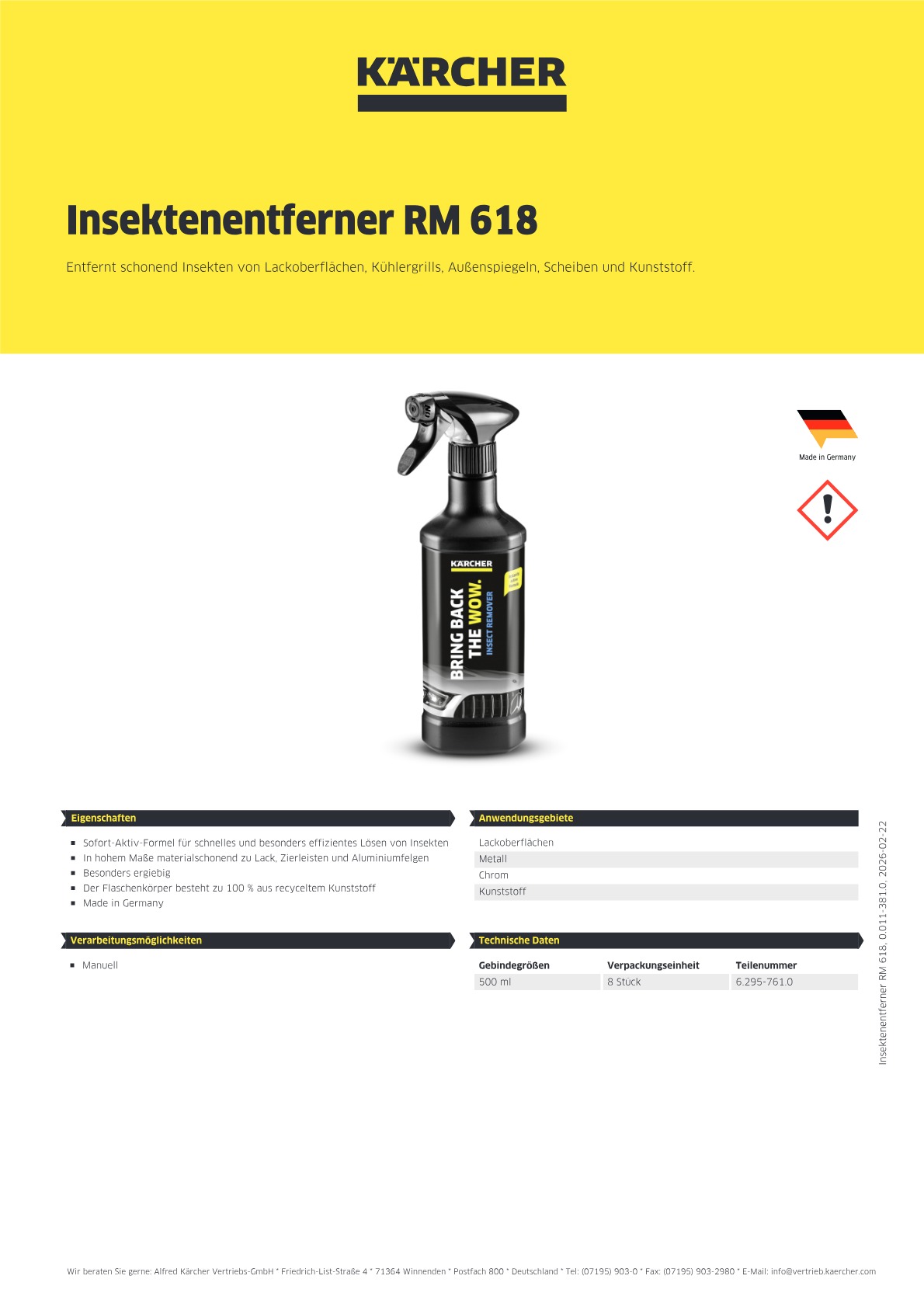 Produktinformationen
