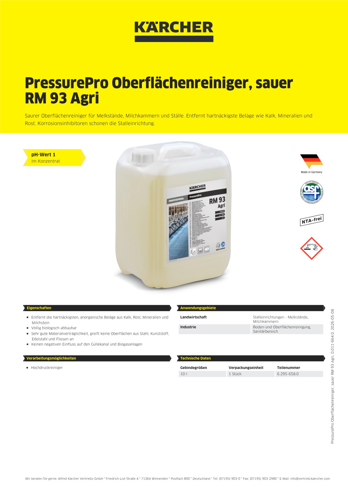 Produktinformationen