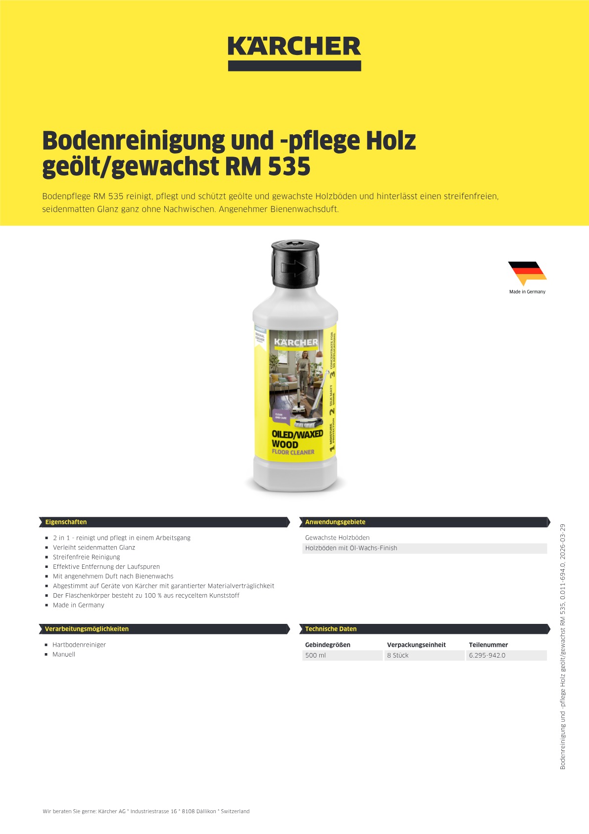 Produktinformationen