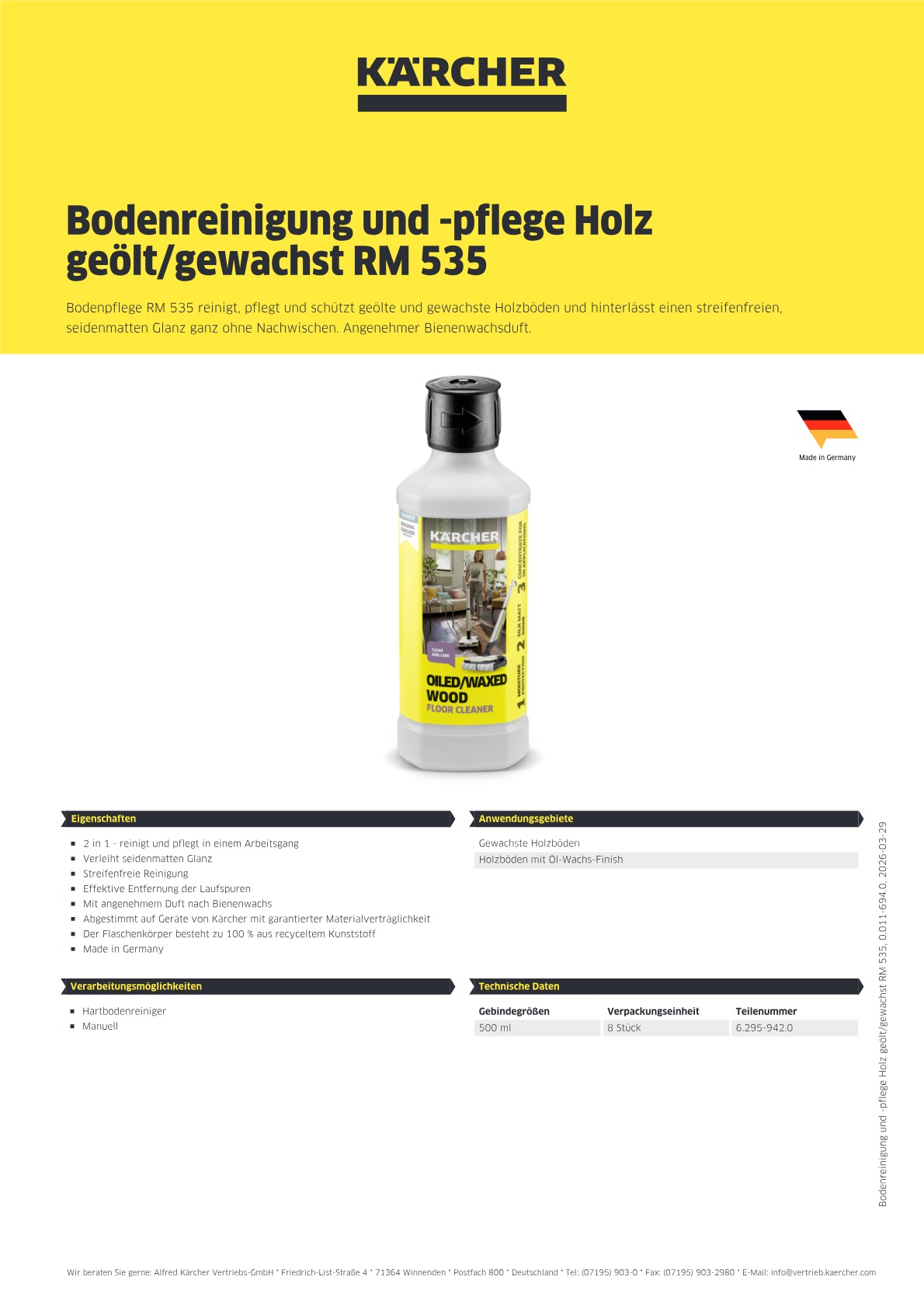 Produktinformationen