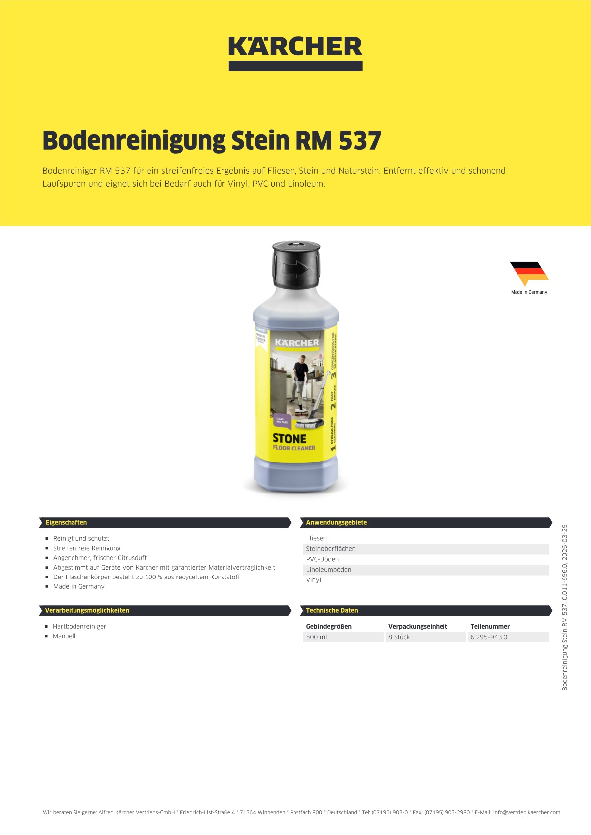 Produktinformationen