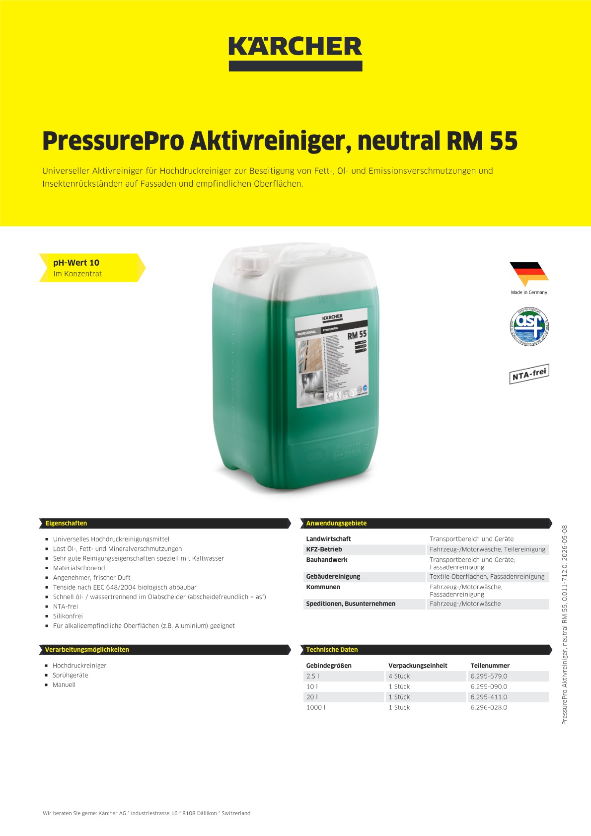 Produktinformationen