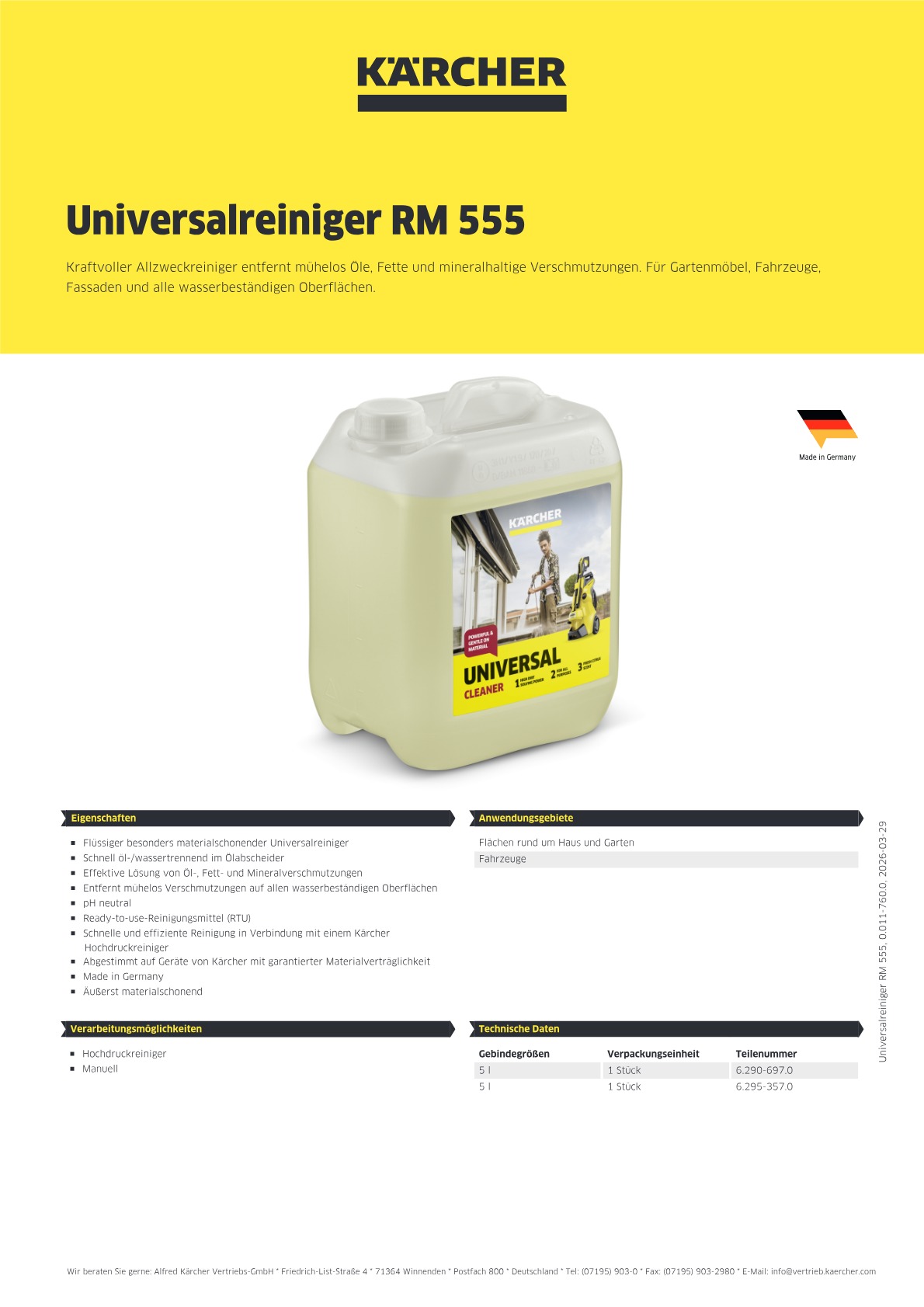 Produktinformationen