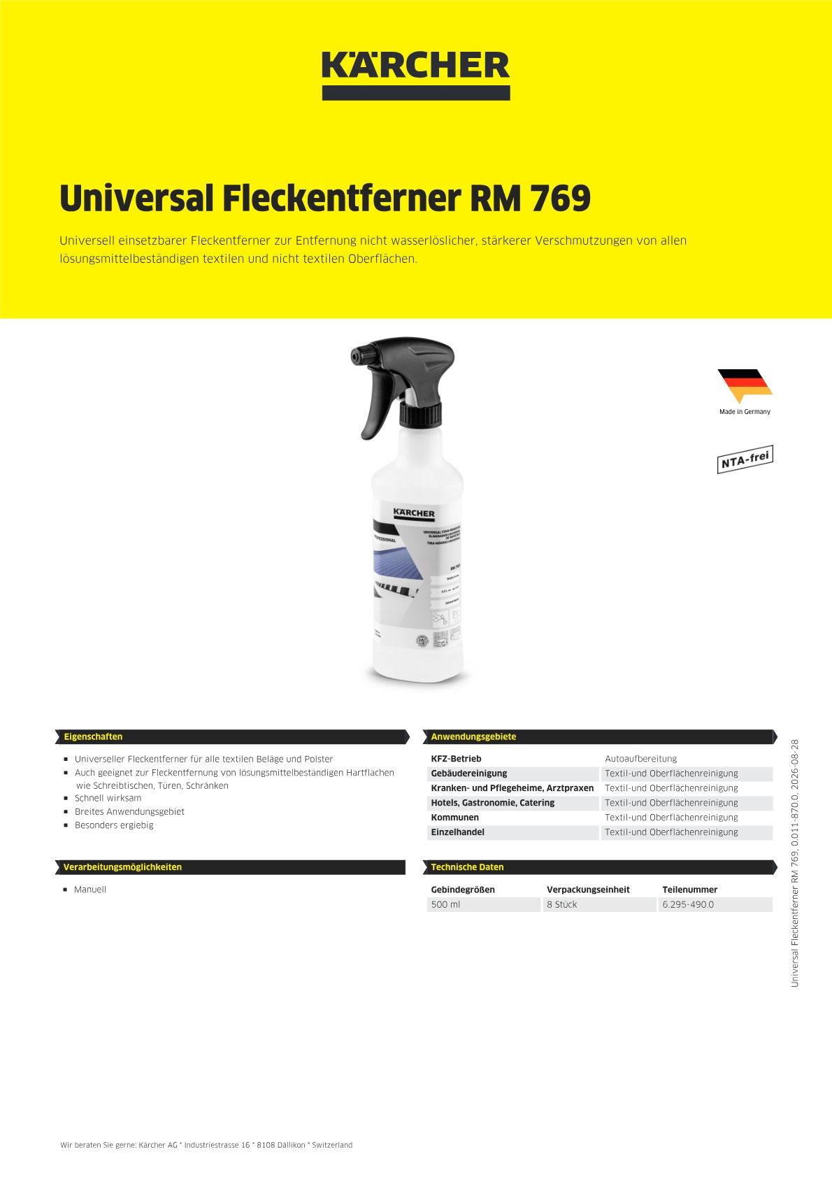 Produktinformationen