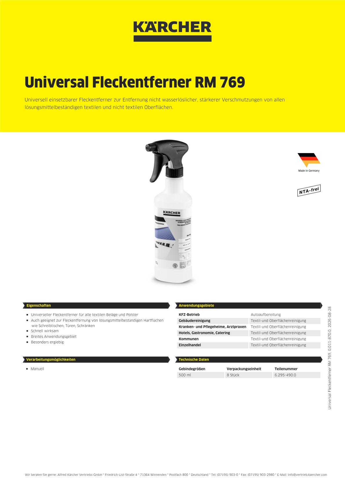 Produktinformationen