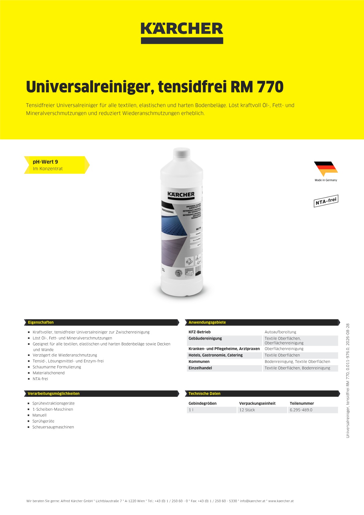 Produktinformationen