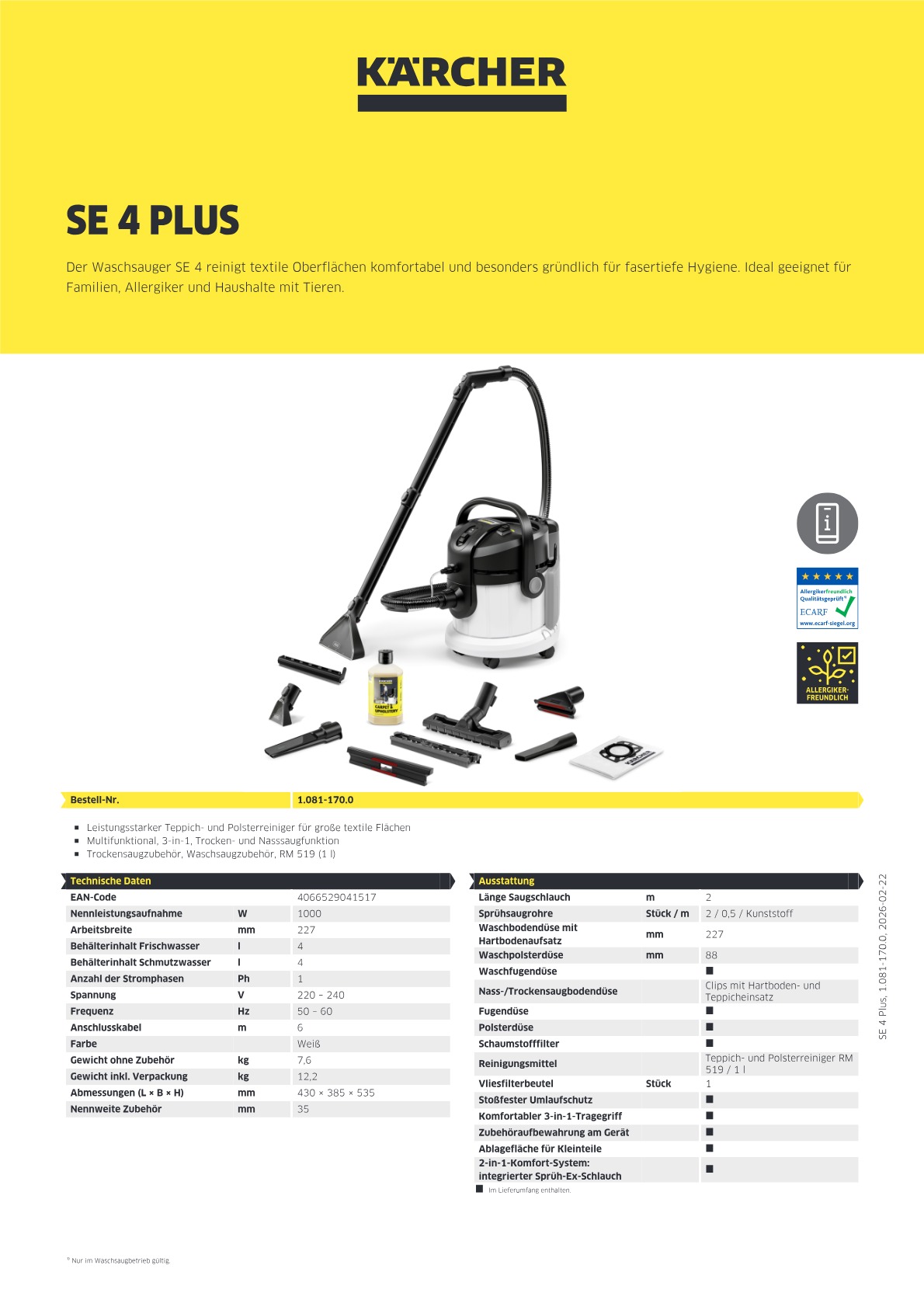 Produktinformationen