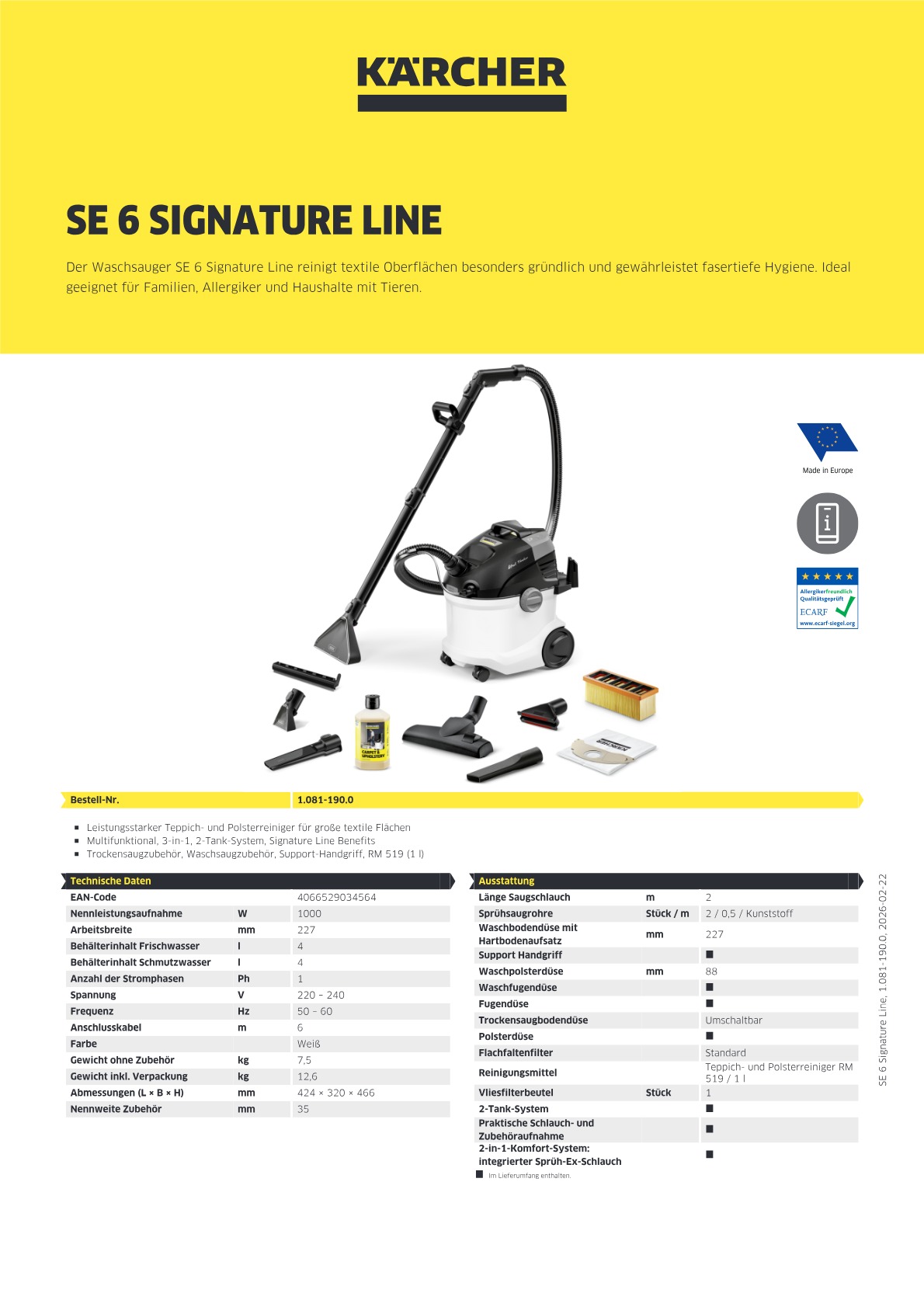 Produktinformationen