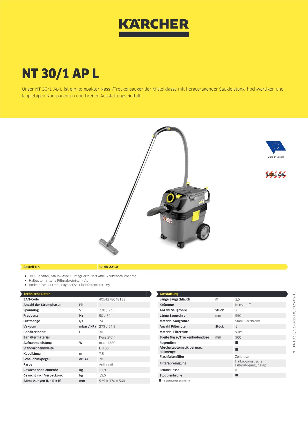 Produktinformationen