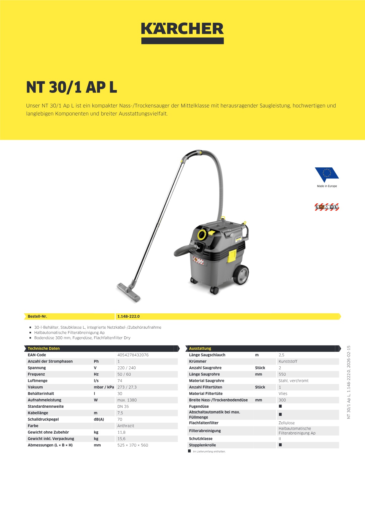 Produktinformationen