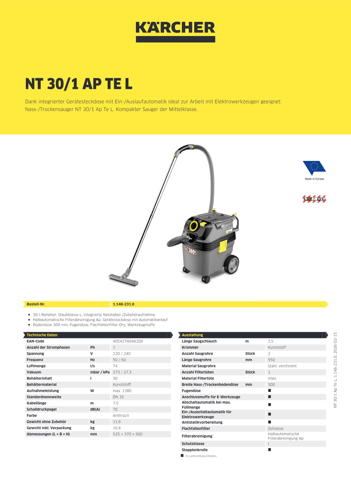 Produktinformationen