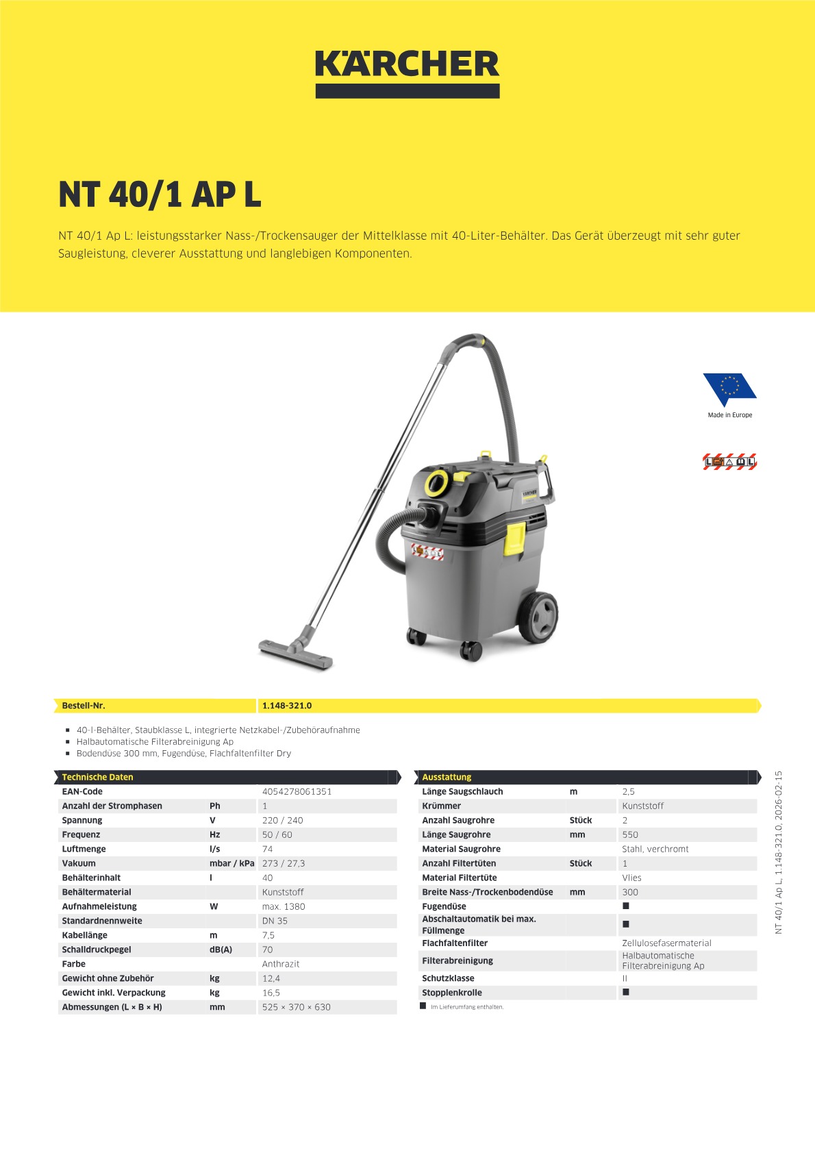 Produktinformationen