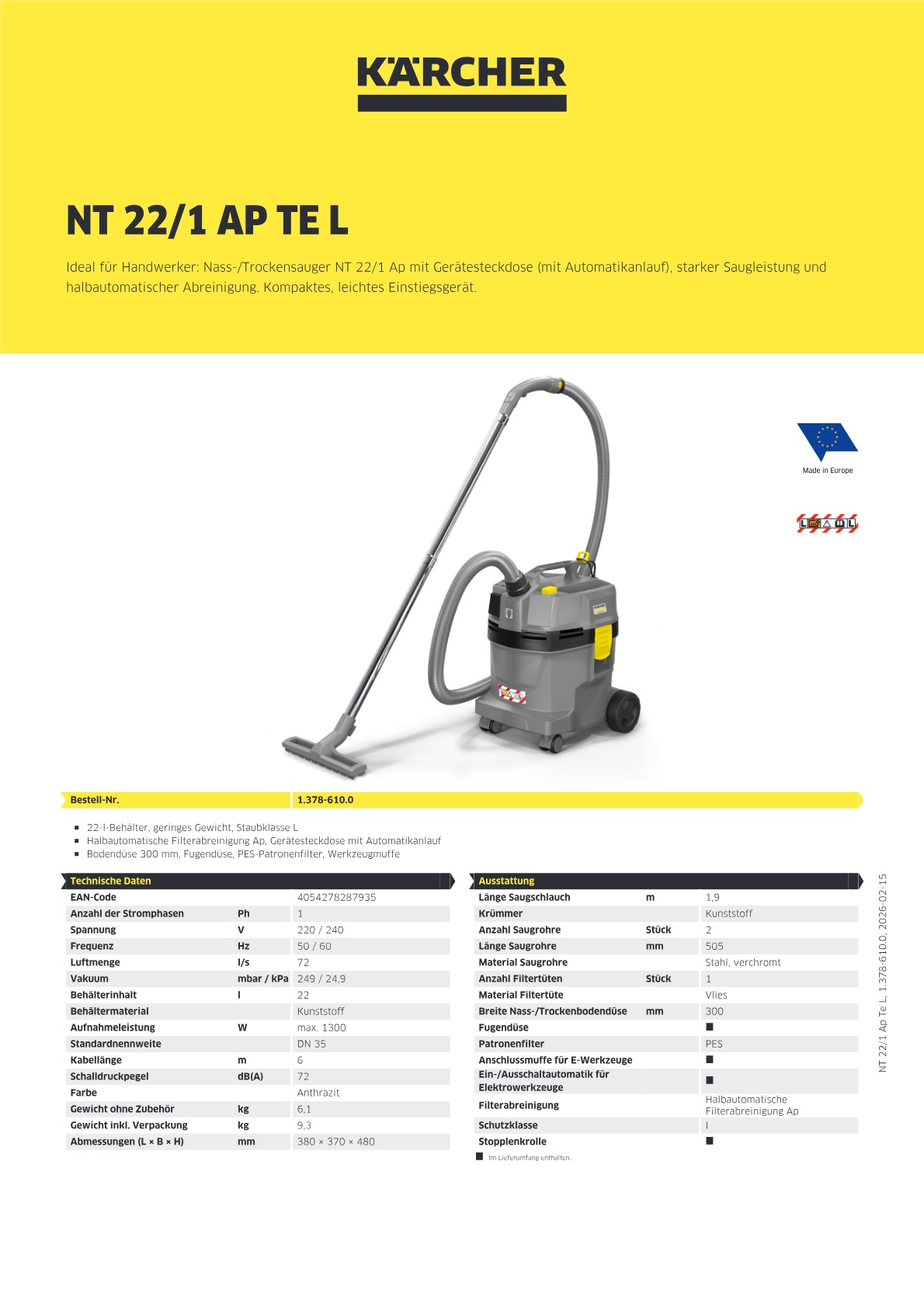 Produktinformationen