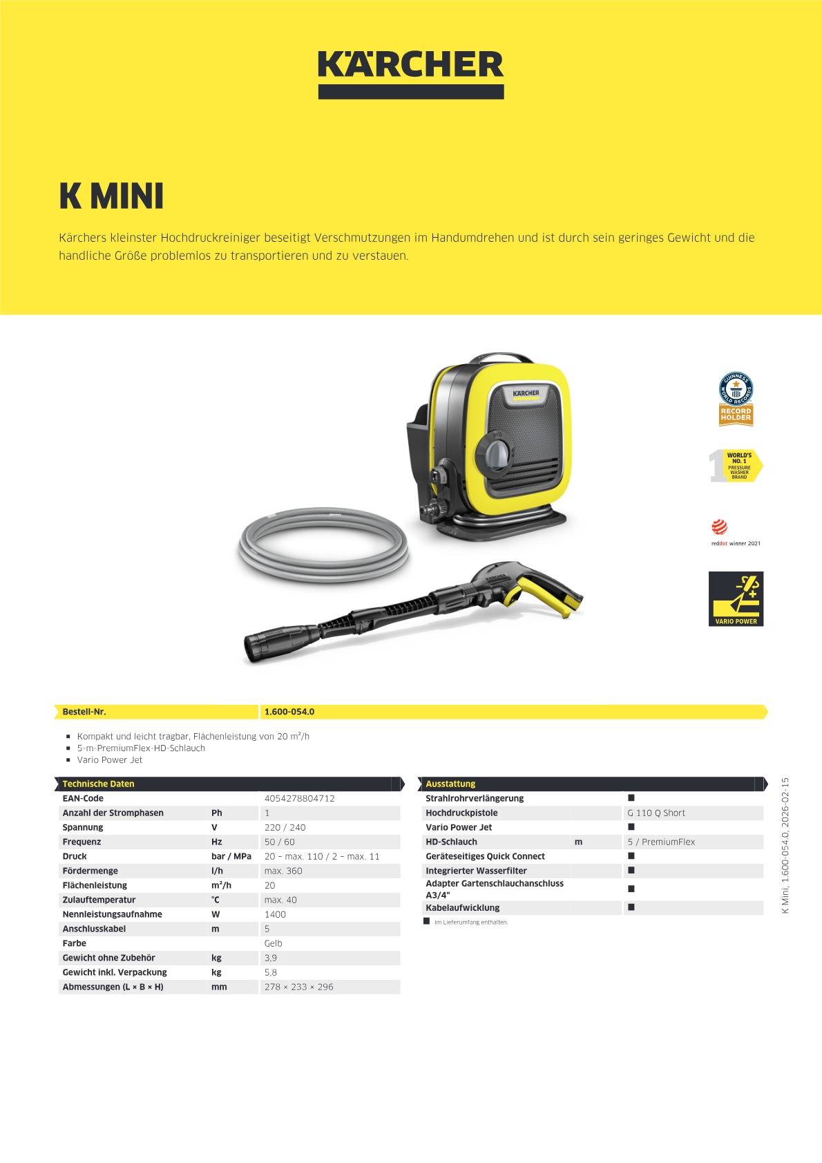 Produktinformationen