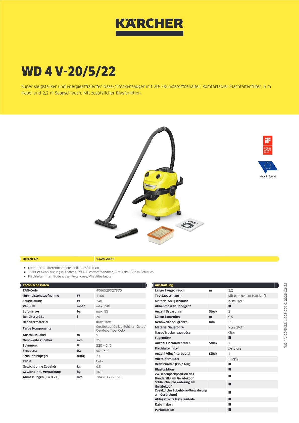 Produktinformationen