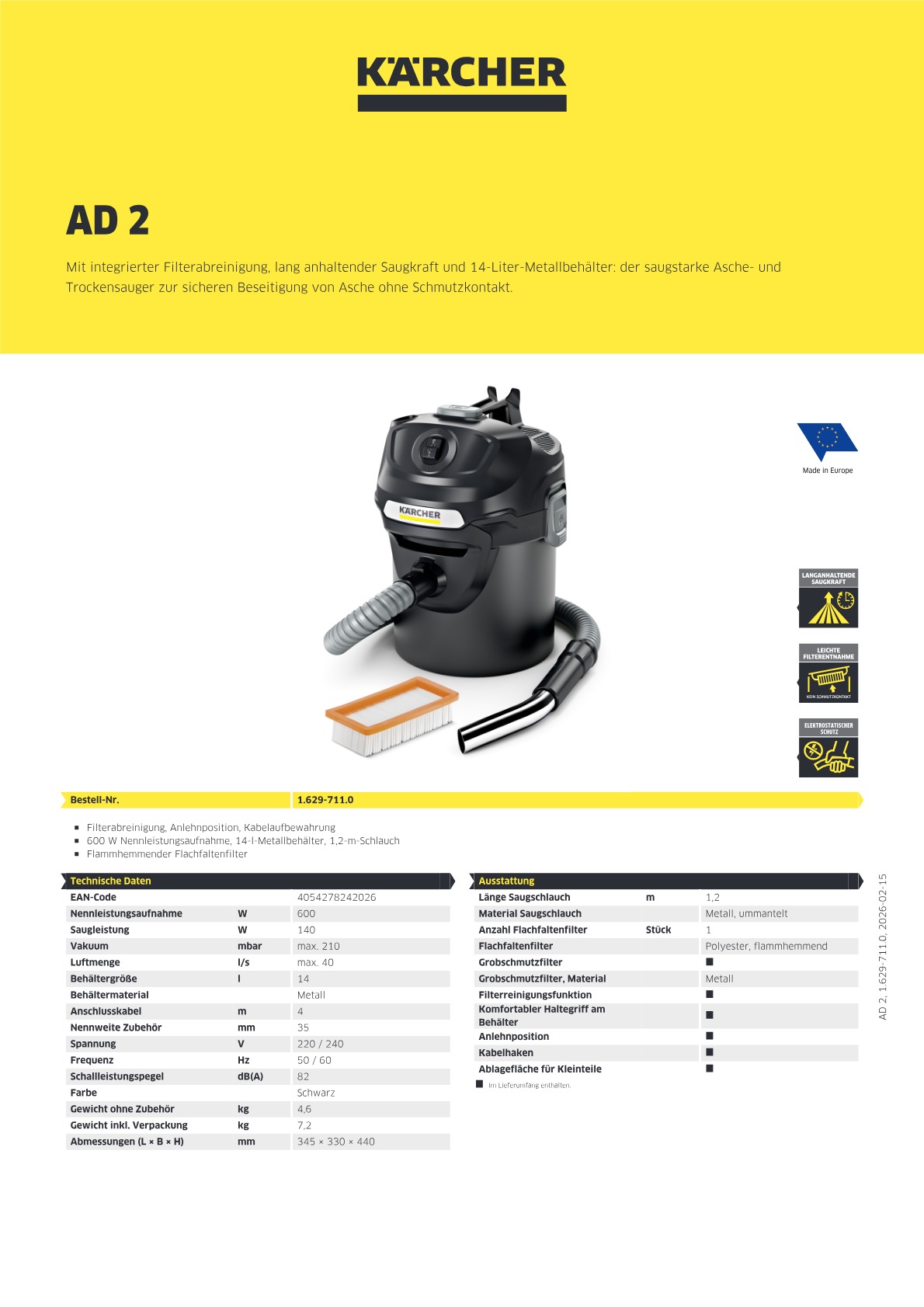 Produktinformationen