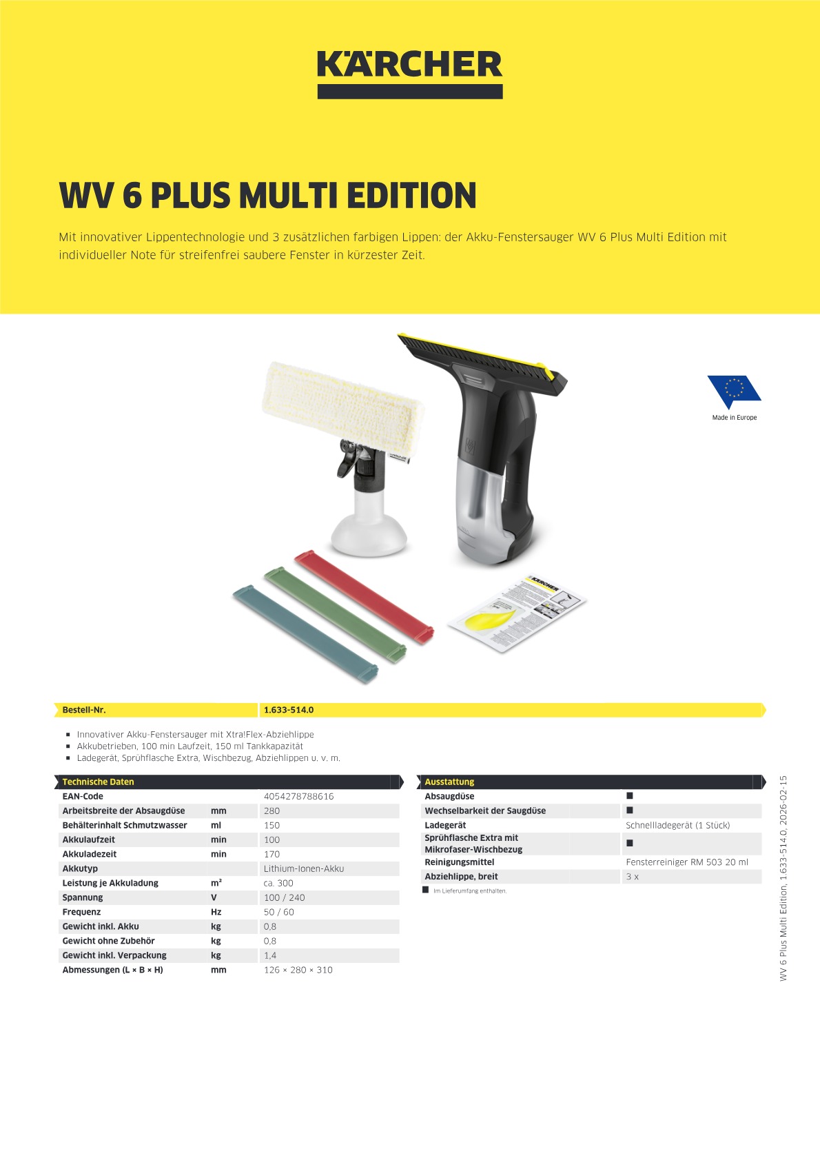 Produktinformationen