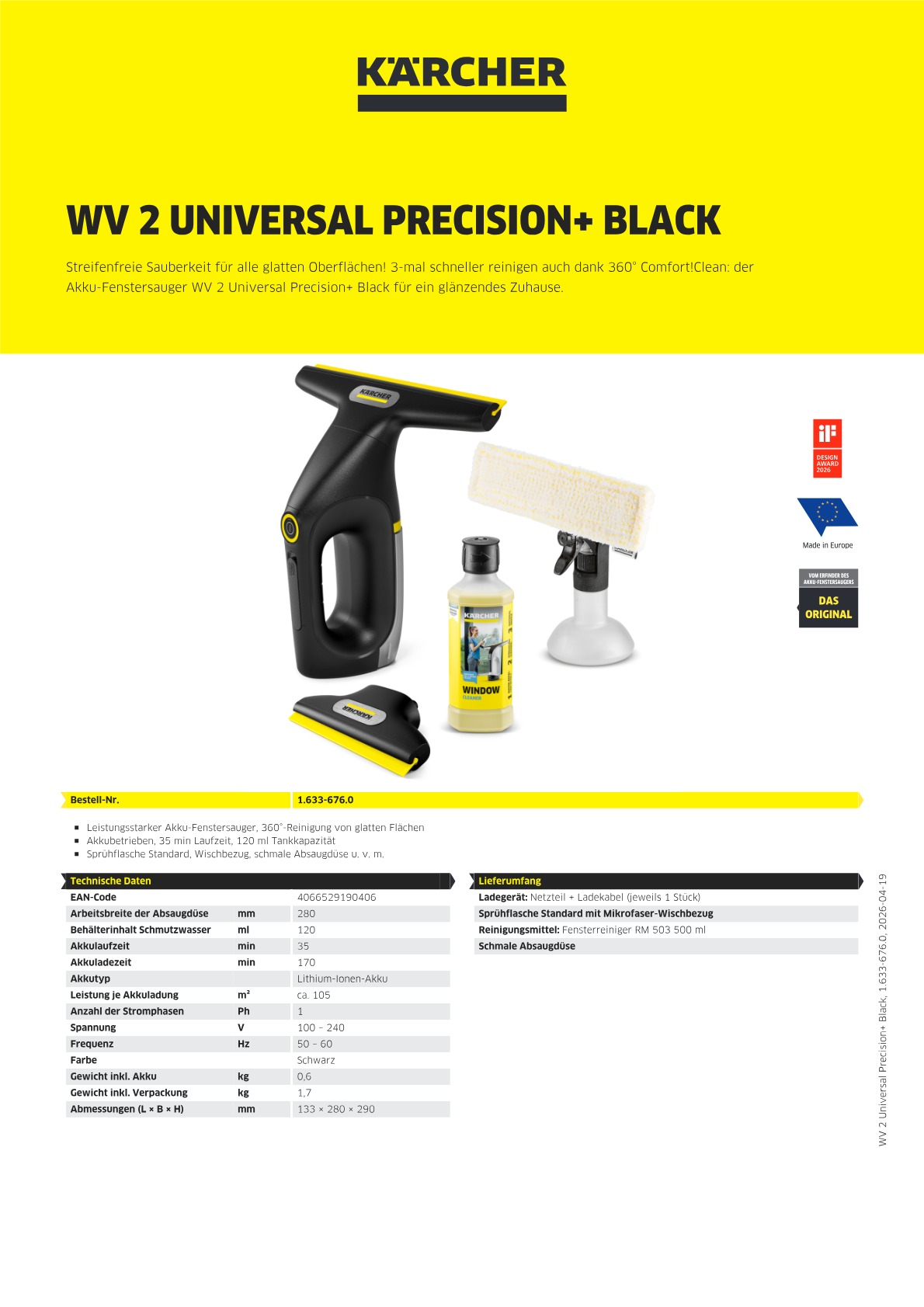 Produktinformationen