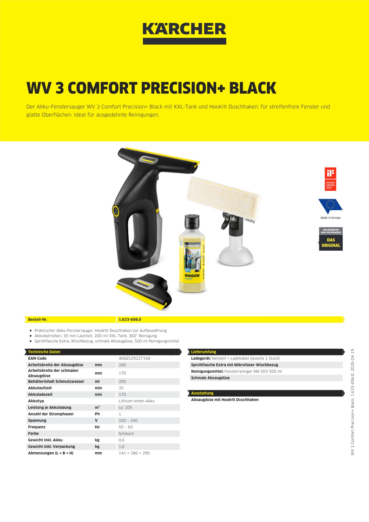 Produktinformationen