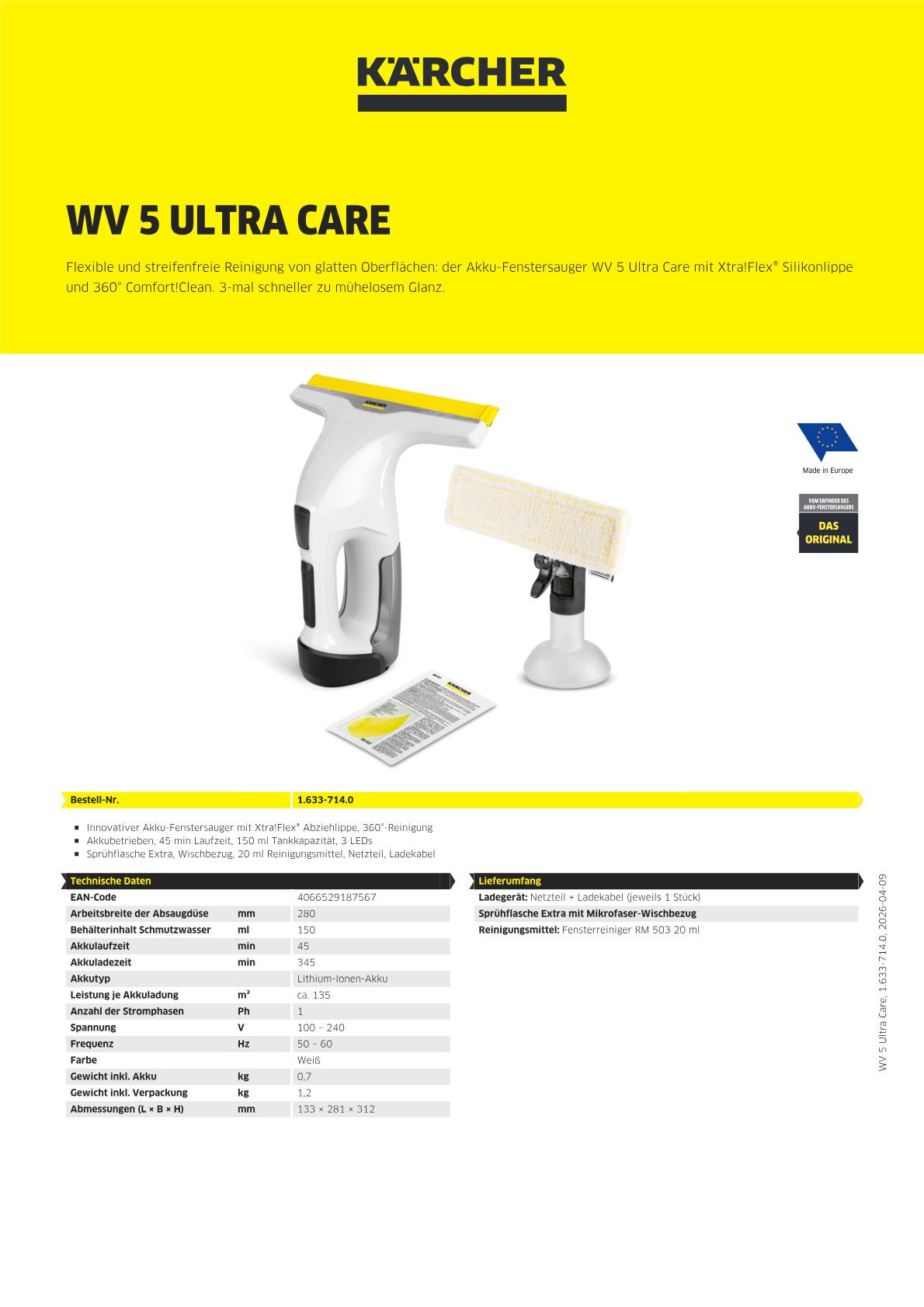 Produktinformationen