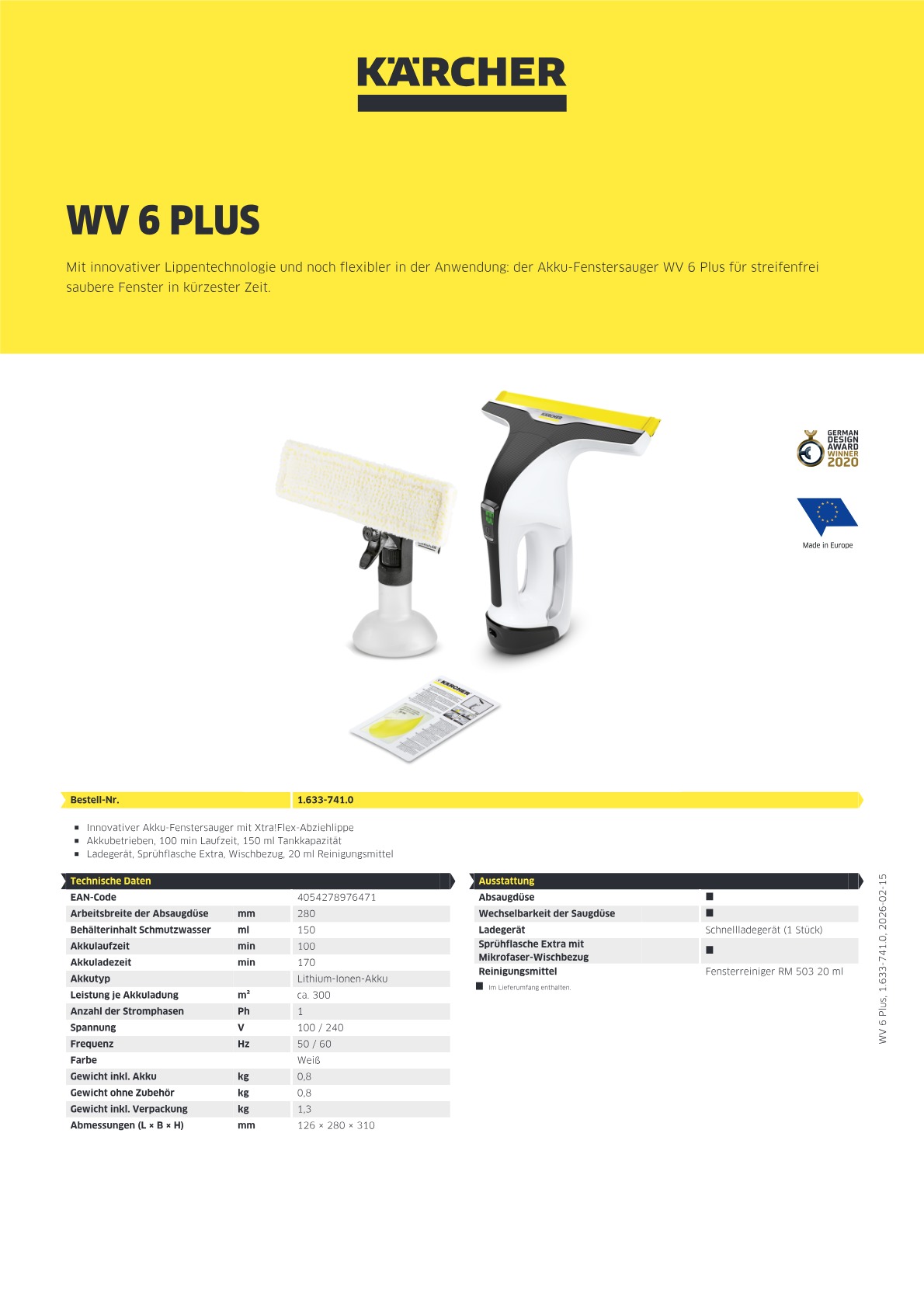 Produktinformationen