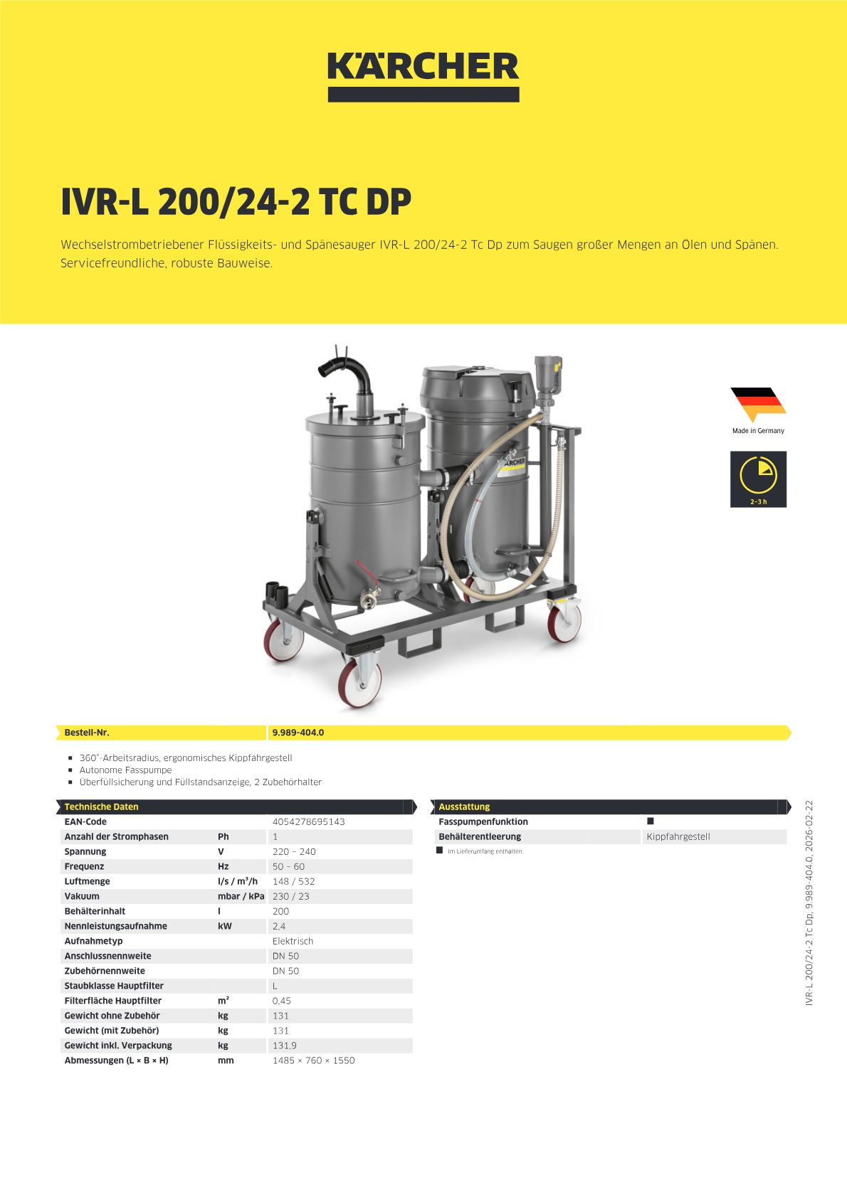 Produktinformationen