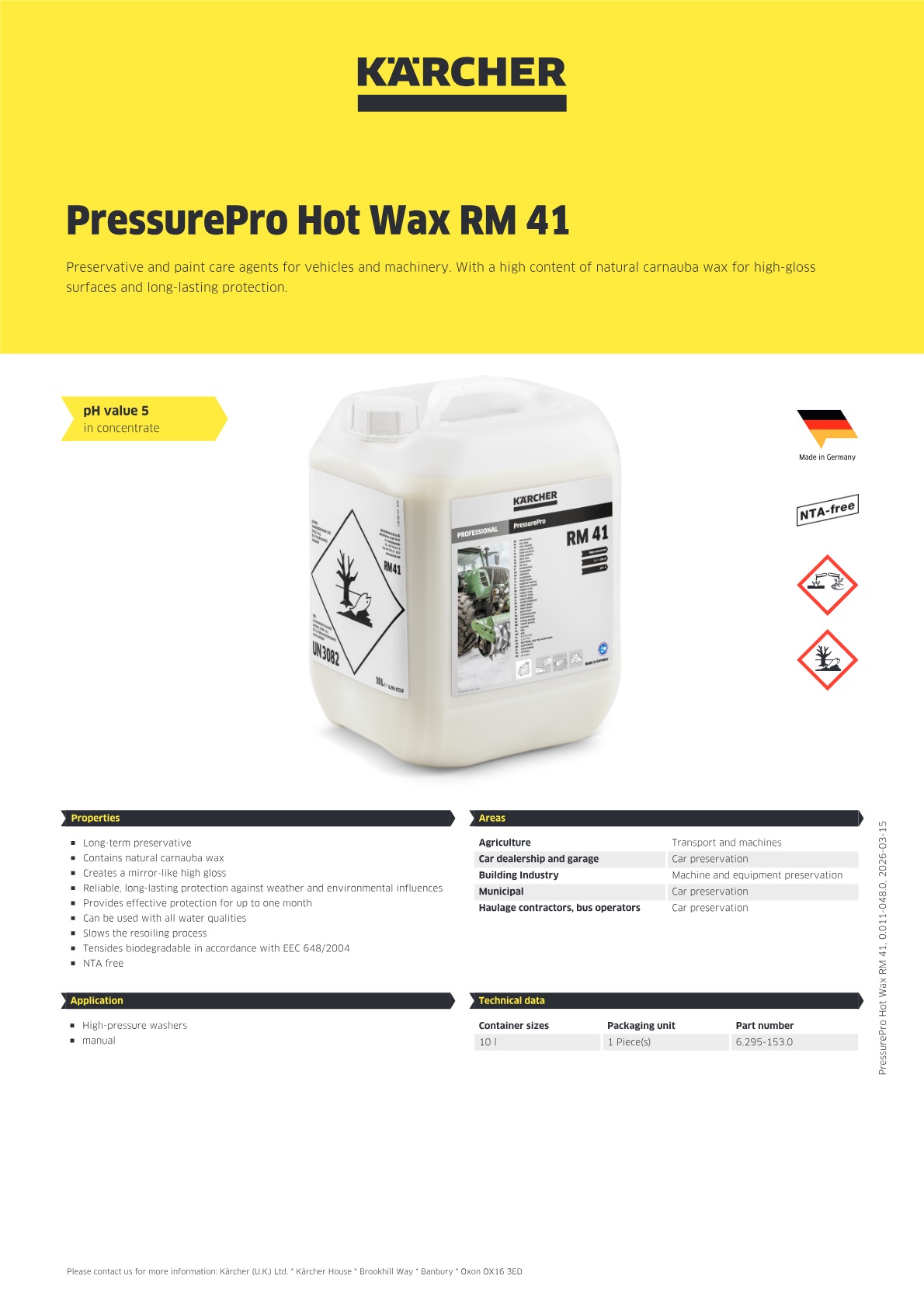 Product information